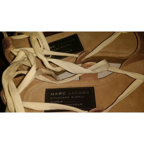 New Marc Jacobs Metallic Gladiator Sandals - Size 9.5 US - In Box - Picture 4 of 6